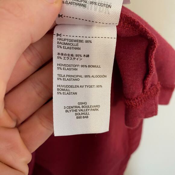 Gymshark Legacy Luxe Tank Mens Size Large Workout Training Retro Style Red Grey - Picture 4 of 5